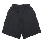 NIKE Mens Shorts Black L W30 Casual Plain Sports Logo Lightweight