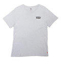 LEVIS Mens Grey Graphic T-Shirt M Short Sleeve Crew Neck Cotton Blend Casual