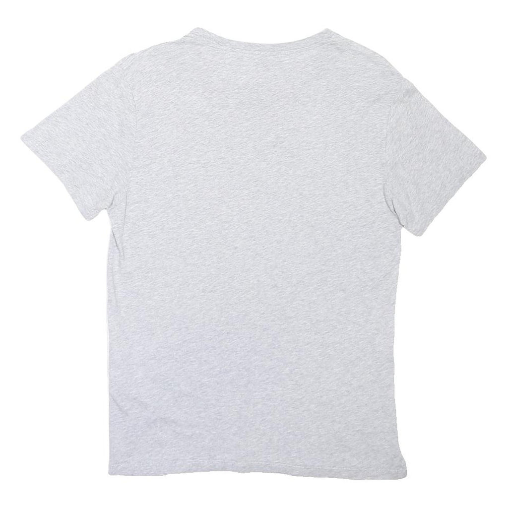 LEVIS Mens Grey Graphic T-Shirt M Short Sleeve Crew Neck Cotton Blend Casual