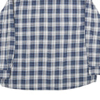 RED HEAD Mens Blue & White Check Shirt 2XL Long Sleeve Cotton Casual Workwear
