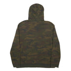 GAP Womens Green Camouflage Pullover Hoodie XL Cotton Blend Casual