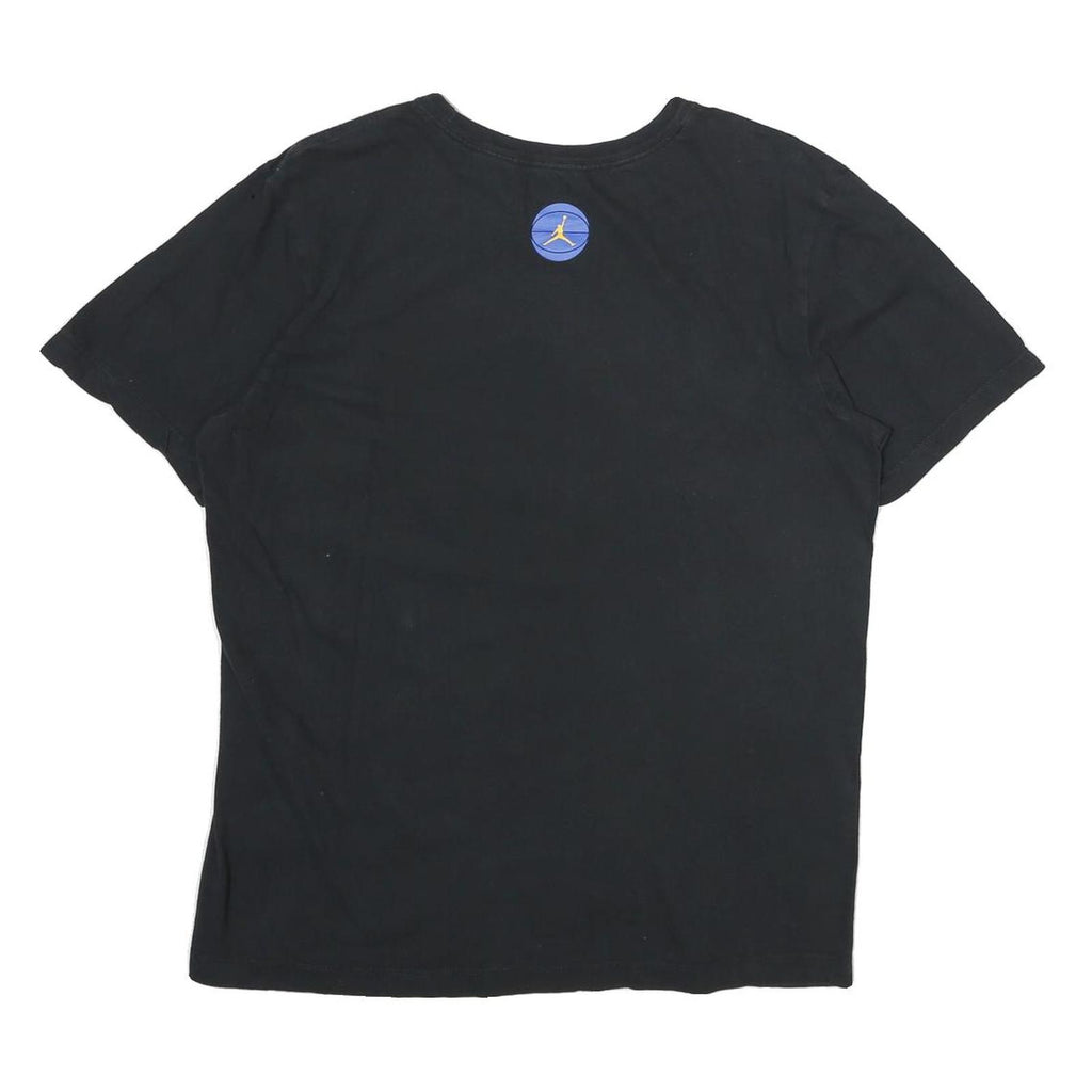 NIKE Mens Black UCLA Basketball Graphic T-Shirt M Crew Neck Short Sleeve