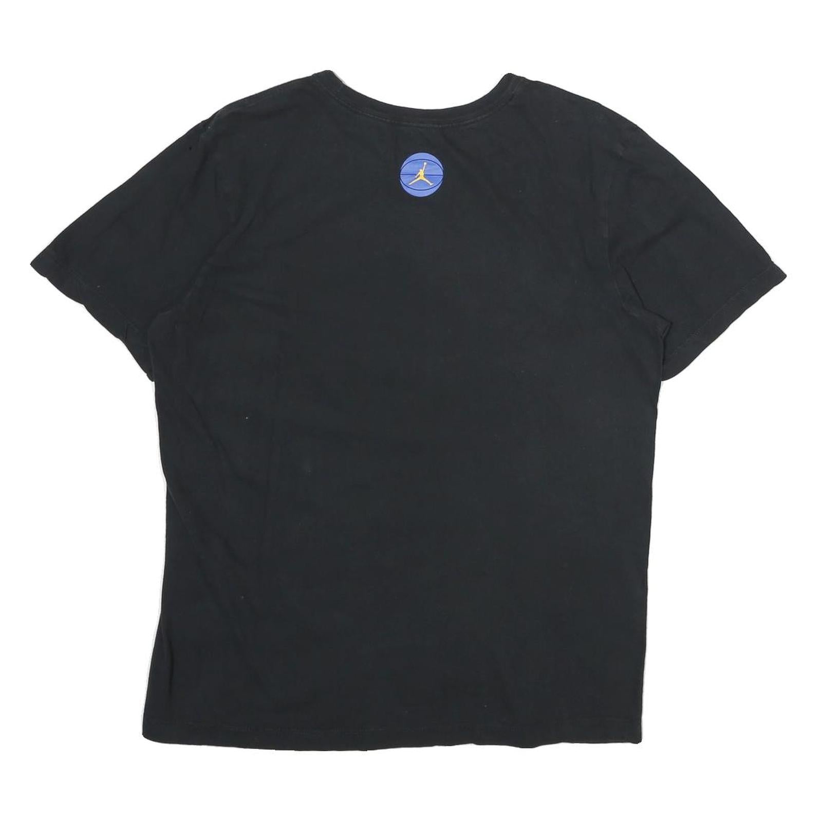 NIKE Mens Black UCLA Basketball Graphic T-Shirt M Crew Neck Short Sleeve