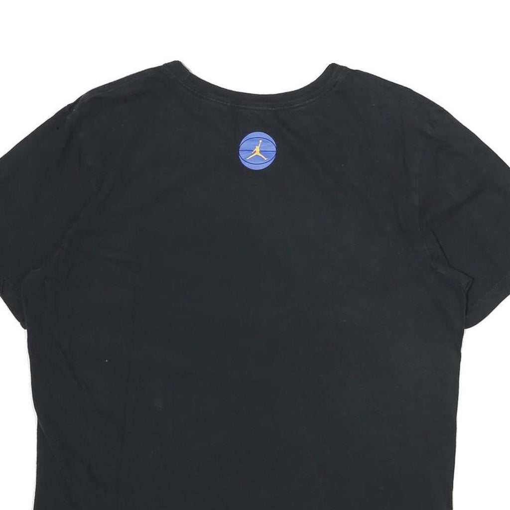 NIKE Mens Black UCLA Basketball Graphic T-Shirt M Crew Neck Short Sleeve