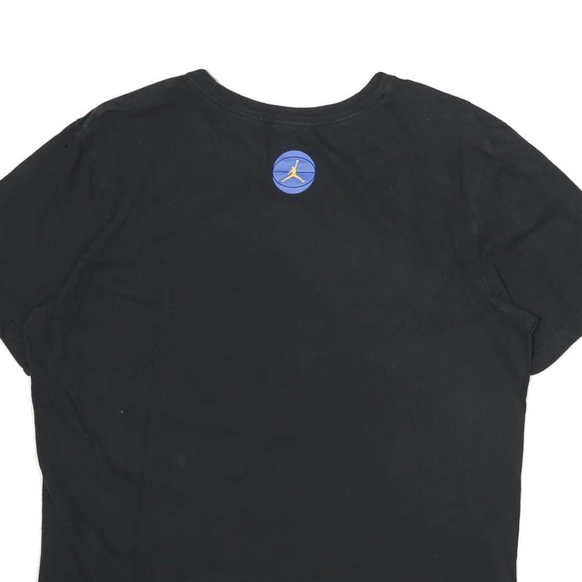 NIKE Mens Black UCLA Basketball Graphic T-Shirt M Crew Neck Short Sleeve