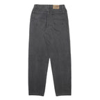 LEE Womens Regular Fit Black Denim Jeans W28 L30 Classic Zip Pocket Style
