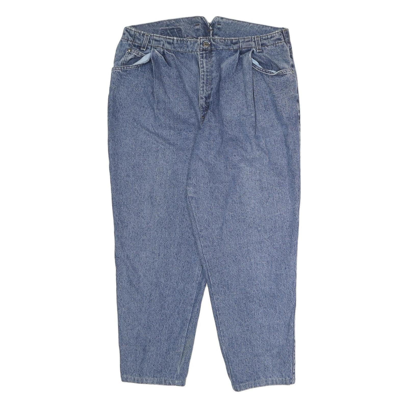 LEVI'S 900 Womens Jeans Blue Regular Tapered Denim Medium W38 L28 High Waist