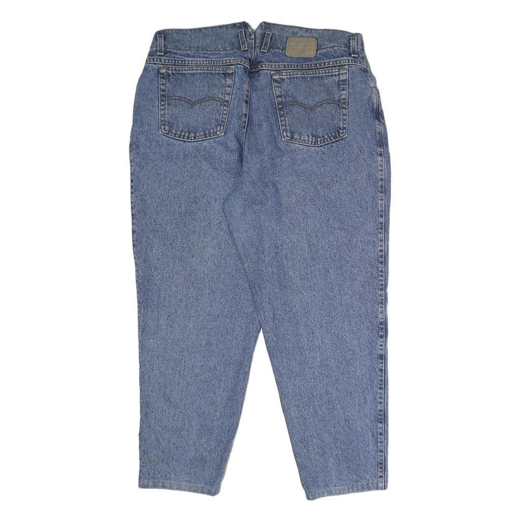 LEVI'S 900 Womens Jeans Blue Regular Tapered Denim Medium W38 L28 High Waist