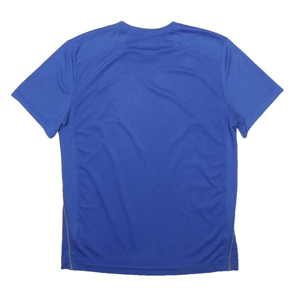 NIKE Mens Blue Active T-Shirt M Short Sleeve Crew Neck Lightweight Sportswear
