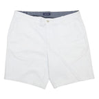 NAUTICA Mens White Casual Shorts L W35 Cotton Blend Classic Fit Pockets