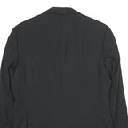 BOSS Mens Black Wool Blend Classic Jacket M Woven Button Formal Smart