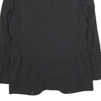 BOSS Mens Black Wool Blend Classic Jacket M Woven Button Formal Smart