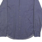 BOSS HUGO BOSS Mens Blue Shirt M Classic Cotton Long Sleeve Button Down
