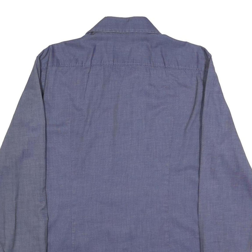 BOSS HUGO BOSS Mens Blue Shirt M Classic Cotton Long Sleeve Button Down