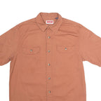 WRANGLER Mens Plain Shirt Orange S