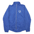 NFL Womens Blue Colts Zip Jacket M Nylon Lightweight Sportswear