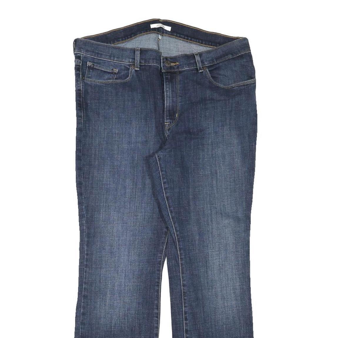 LEVI'S Womens Jeans Blue Regular Bootcut Denim Medium W35 L29 Classic Fit