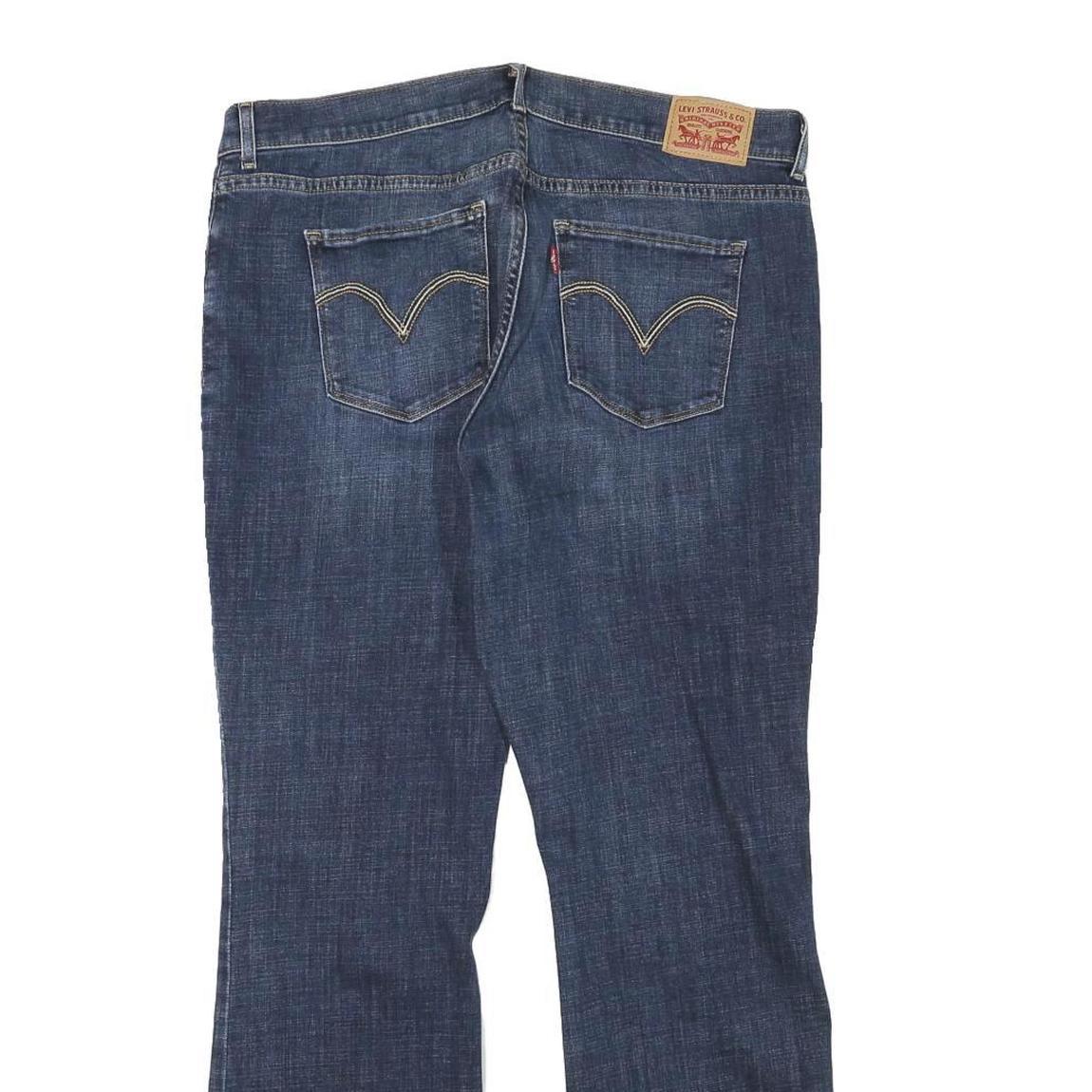 LEVI'S Womens Jeans Blue Regular Bootcut Denim Medium W35 L29 Classic Fit