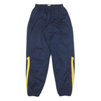 NIKE Mens Joggers Navy Blue & Yellow Regular Tapered M W24 L31 Casual Sportswear