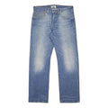LEVI'S 501 Mens Jeans Blue Regular Straight Denim Light W32 L30 Classic Style