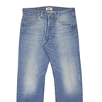 LEVI'S 501 Mens Jeans Blue Regular Straight Denim Light W32 L30 Classic Style