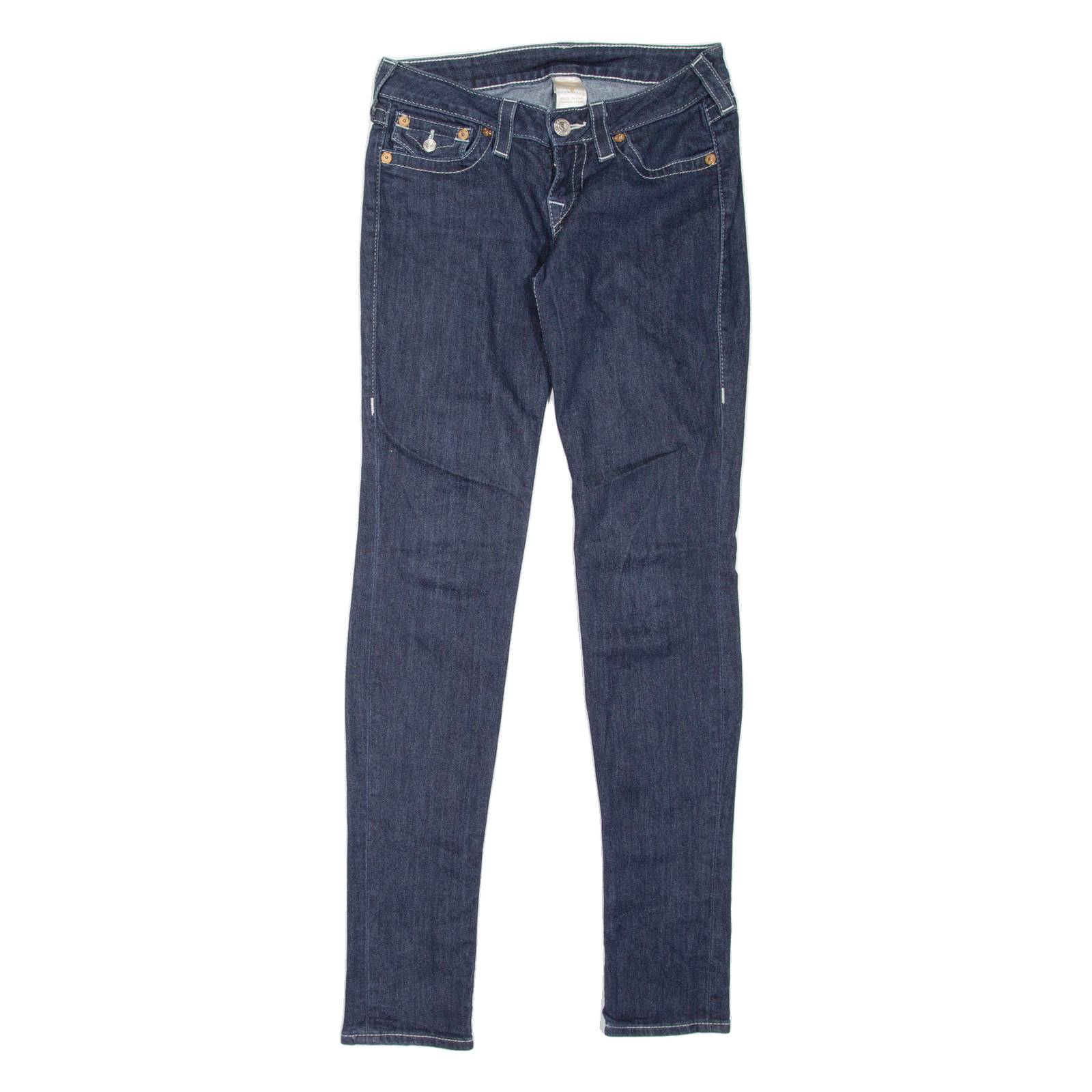 TRUE RELIGION Womens Jeans Blue Slim Skinny W27 L33
