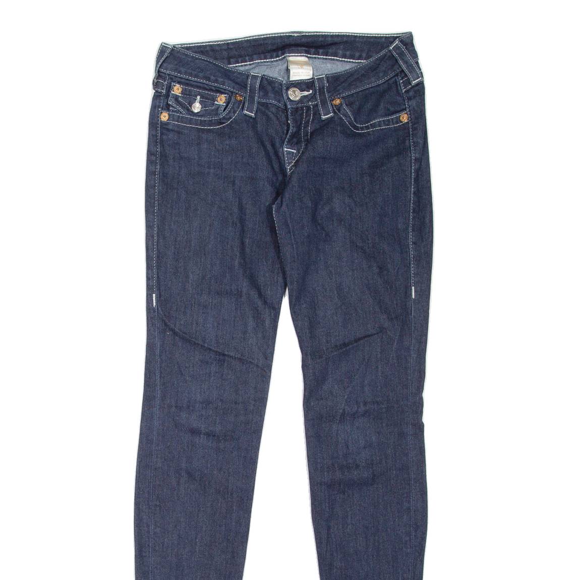 TRUE RELIGION Womens Jeans Blue Slim Skinny W27 L33