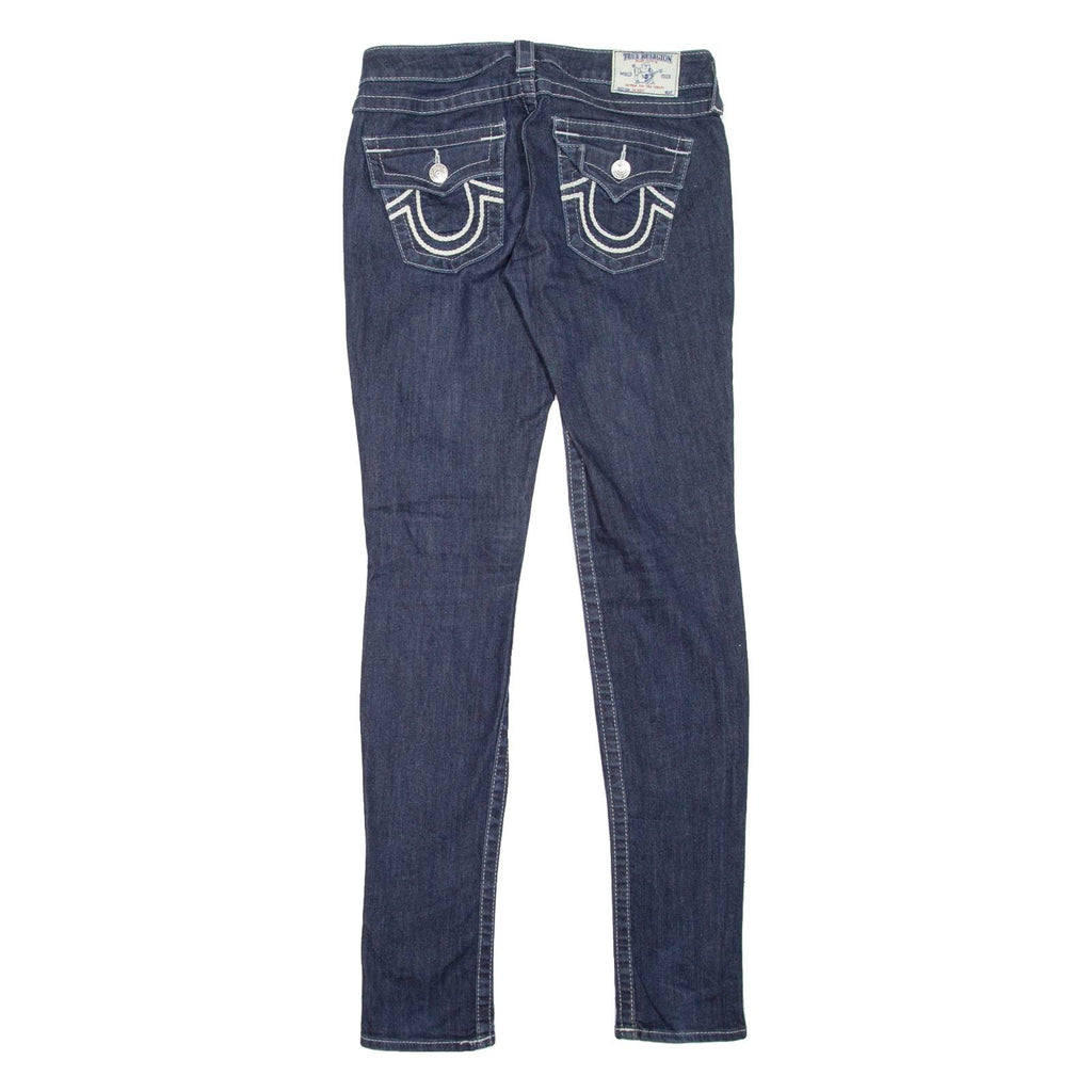 TRUE RELIGION Womens Jeans Blue Slim Skinny W27 L33