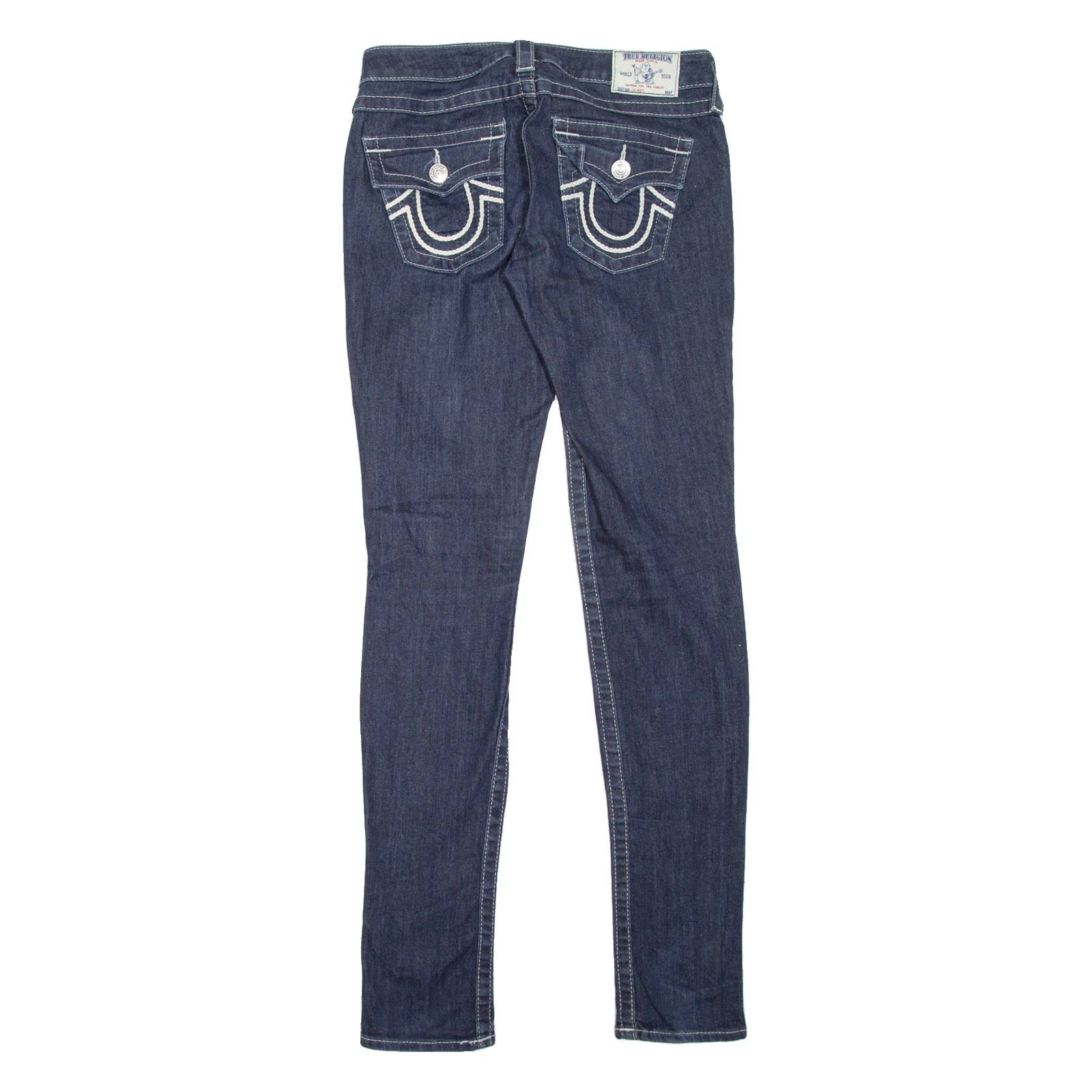 TRUE RELIGION Womens Jeans Blue Slim Skinny W27 L33