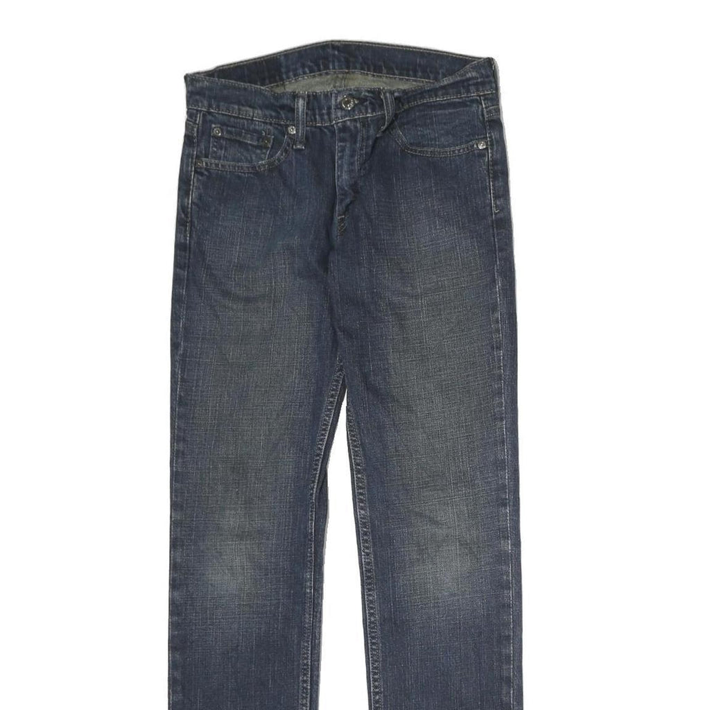 LEVI'S 511 Mens Slim Blue Denim Medium W29 L32 Zip Jeans Straight Fit