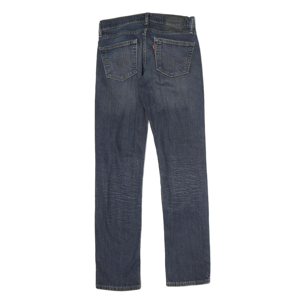 LEVI'S 511 Mens Slim Blue Denim Medium W29 L32 Zip Jeans Straight Fit