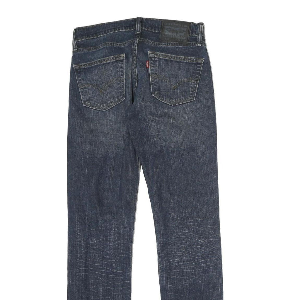 LEVI'S 511 Mens Slim Blue Denim Medium W29 L32 Zip Jeans Straight Fit