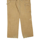DICKIES Mens Regular Fit Beige Cotton Blend Zip Closure Jeans W32 L30 Workwear