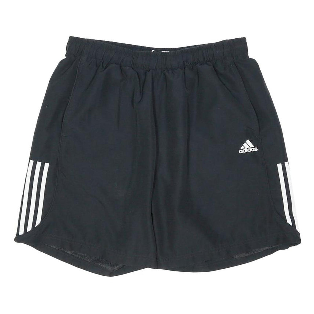 ADIDAS Mens Black Sports Casual Shorts XL W33 Polyester Blend Lightweight