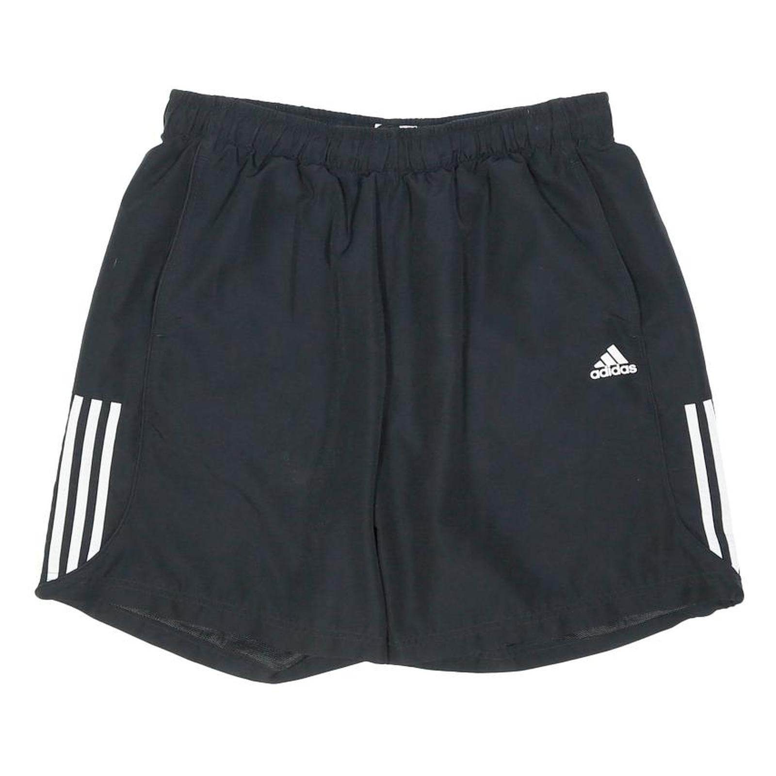 ADIDAS Mens Black Sports Casual Shorts XL W33 Polyester Blend Lightweight