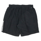 ADIDAS Mens Black Sports Casual Shorts XL W33 Polyester Blend Lightweight