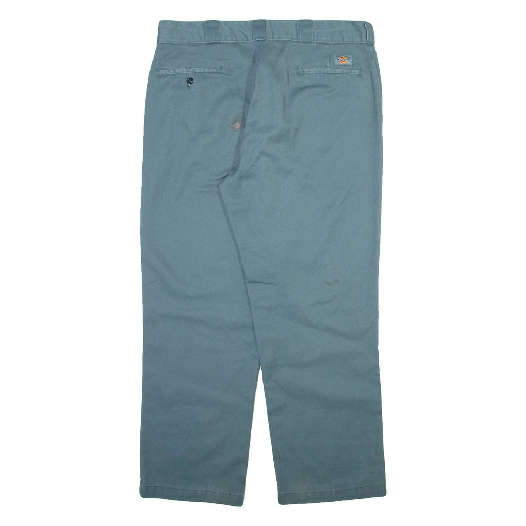 DICKIES 874 Workwear Mens Trousers Blue Regular Straight W38 L30