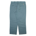 DICKIES 874 Workwear Mens Trousers Blue Regular Straight W38 L30