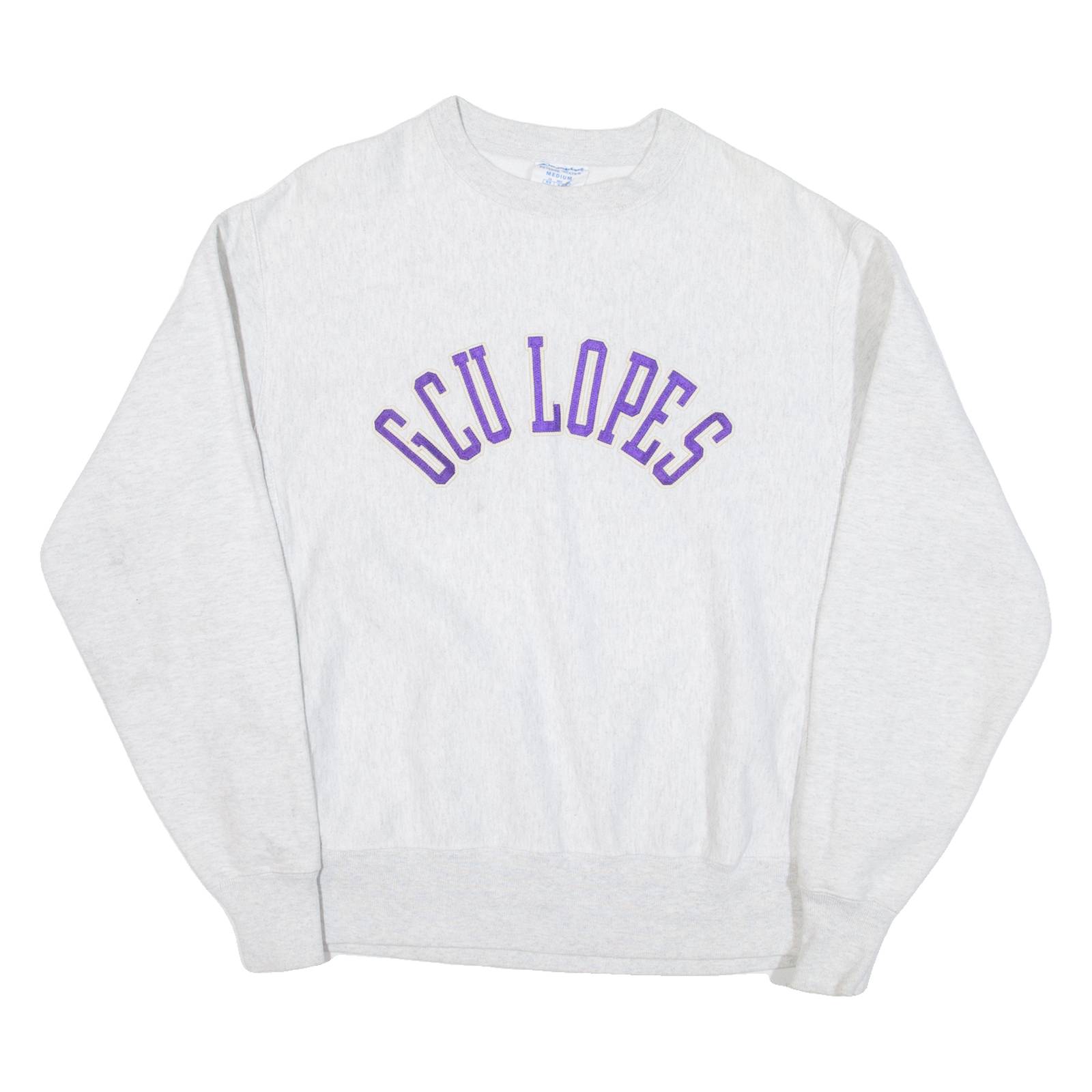 CHAMPION REVERSE WEAVE Gcu Lopes Mens Sweatshirt Grey USA M