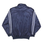 ASICS Womens Navy Blue Zip Track Jacket L Polyester Sportswear