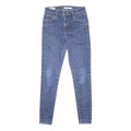 LEVI'S 720 Womens Jeans Blue Slim Skinny Denim Light W26 L26 Stretch Zip Fly