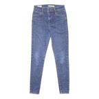 LEVI'S 720 Womens Jeans Blue Slim Skinny Denim Light W26 L26 Stretch Zip Fly