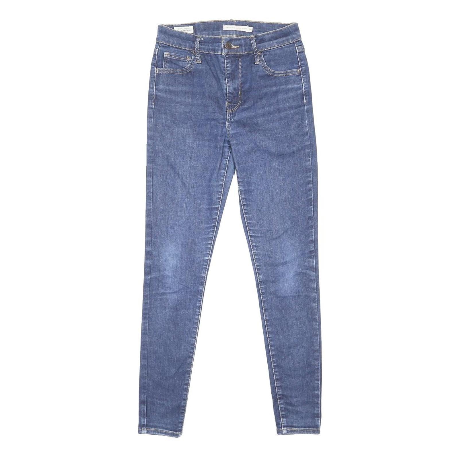 LEVI'S 720 Womens Jeans Blue Slim Skinny Denim Light W26 L26 Stretch Zip Fly