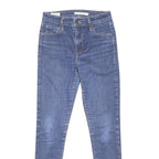 LEVI'S 720 Womens Jeans Blue Slim Skinny Denim Light W26 L26 Stretch Zip Fly