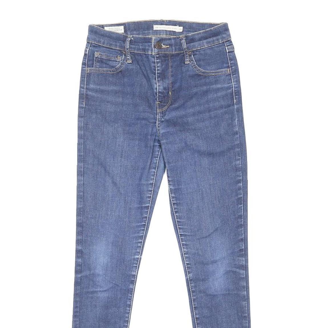 LEVI'S 720 Womens Jeans Blue Slim Skinny Denim Light W26 L26 Stretch Zip Fly