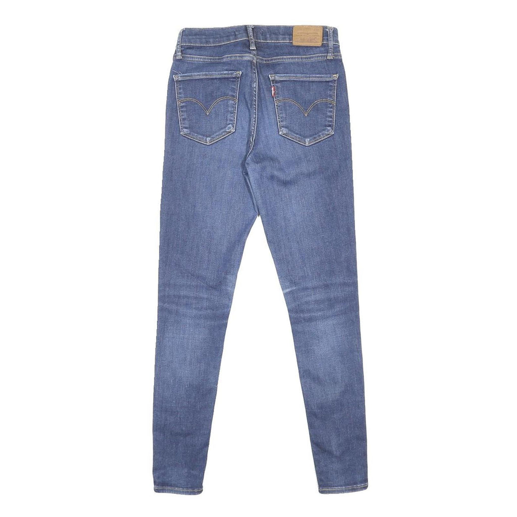LEVI'S 720 Womens Jeans Blue Slim Skinny Denim Light W26 L26 Stretch Zip Fly