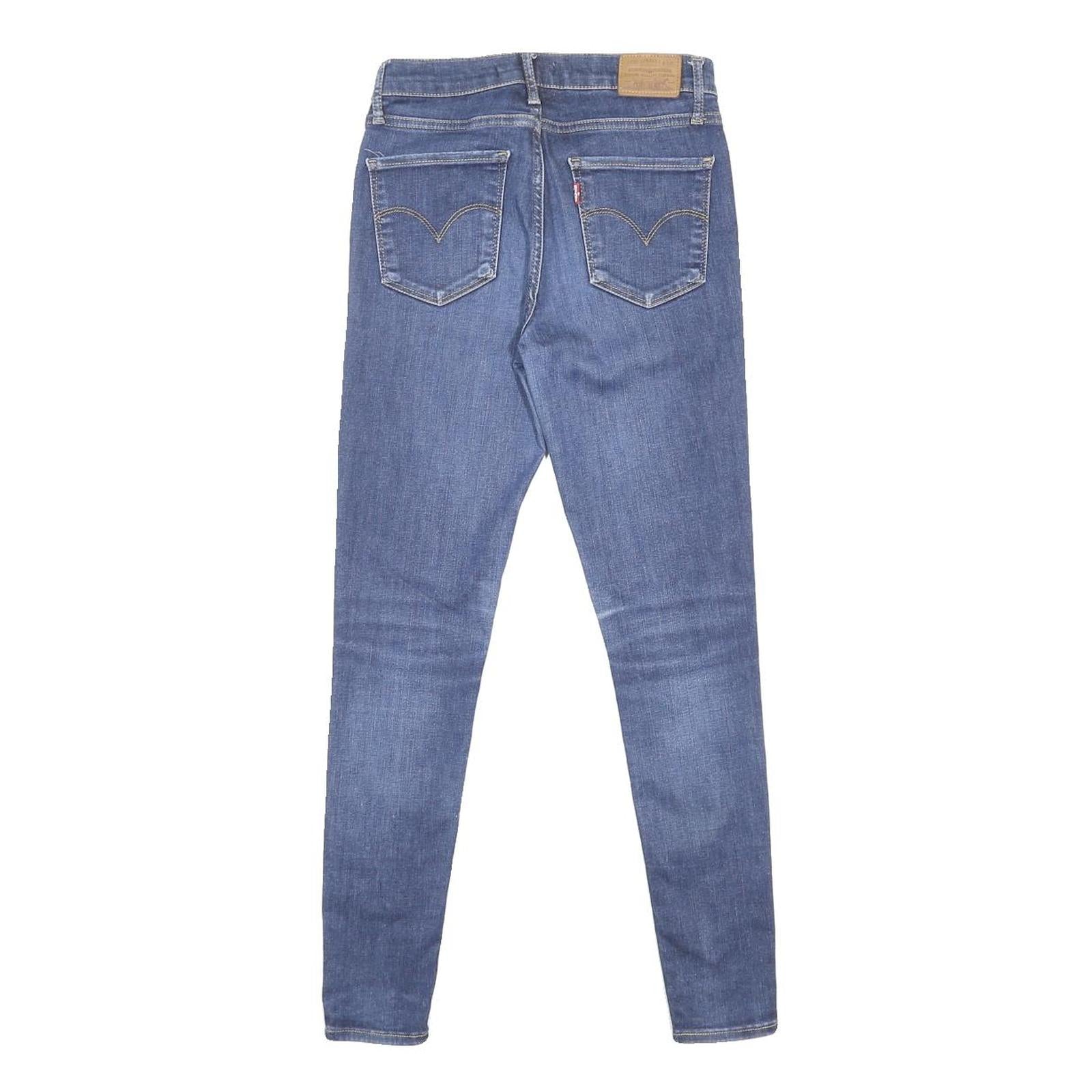 LEVI'S 720 Womens Jeans Blue Slim Skinny Denim Light W26 L26 Stretch Zip Fly