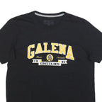 RUSSELL ATHLETIC Mens Black Galena Grizzlies Graphic T-Shirt L Short Sleeve Crew
