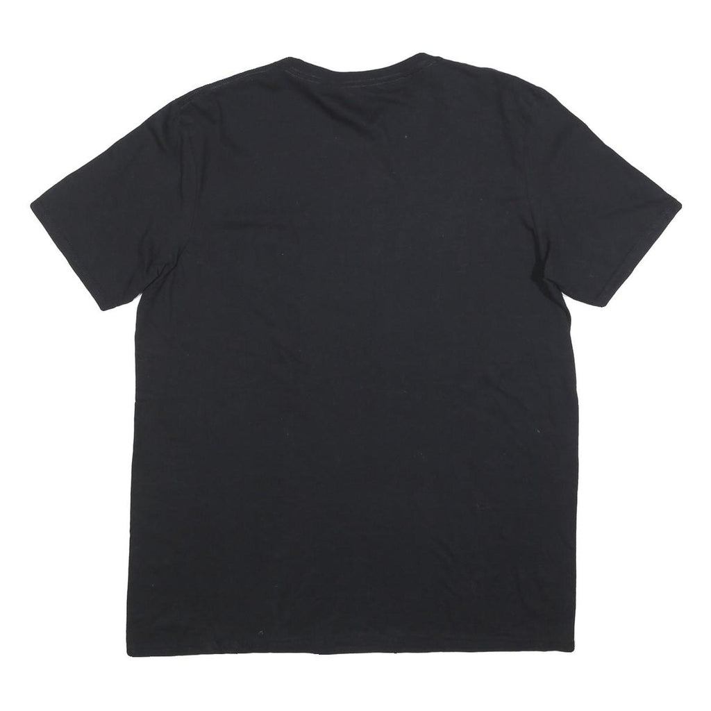 RUSSELL ATHLETIC Mens Black Galena Grizzlies Graphic T-Shirt L Short Sleeve Crew