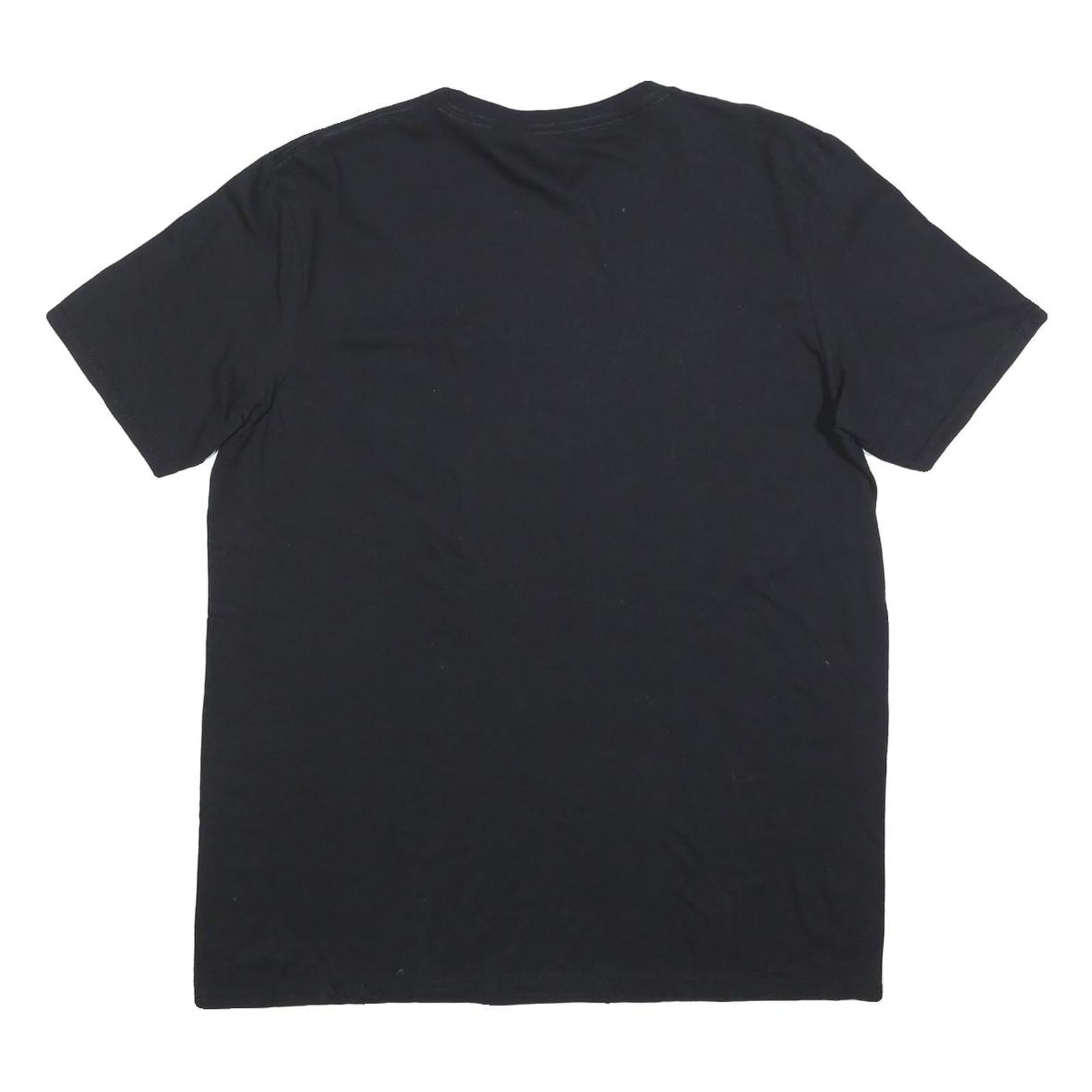 RUSSELL ATHLETIC Mens Black Galena Grizzlies Graphic T-Shirt L Short Sleeve Crew